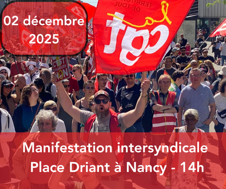 02 décembre – TOUTES ET TOUS EN GREVE ET EN&nbsp;MANIFESTATION