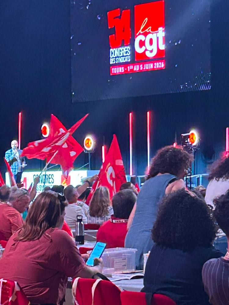[26-06-01] TOURS – Ouverture du 54e Congrès Confédéral de la&nbsp;CGT
