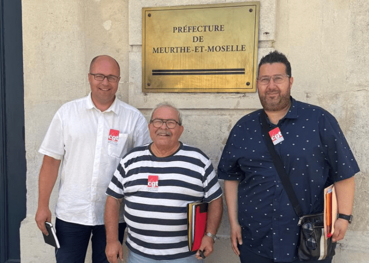 [26-06-26] Une délégation de l’Union départementale CGT de Meurthe-et-Moselle reçue en&nbsp;préfecture